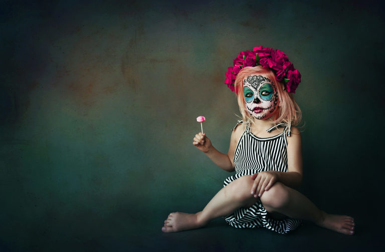 Sugar Skulls photography session by Suzanne Taylor Photography in Red Deer, Alberta