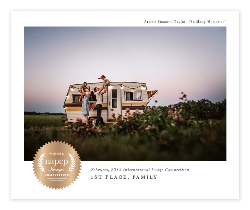 Best Family Photographer in Red Deer, Suzanne Taylor Photography won 1st Place in both the 2017 and 2018 Family Photography Competition by the NAPCP
